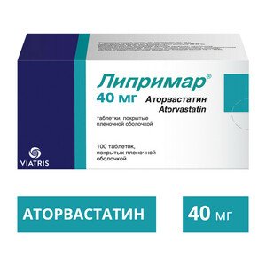 Липримар Таблетки 40 мг 100 шт