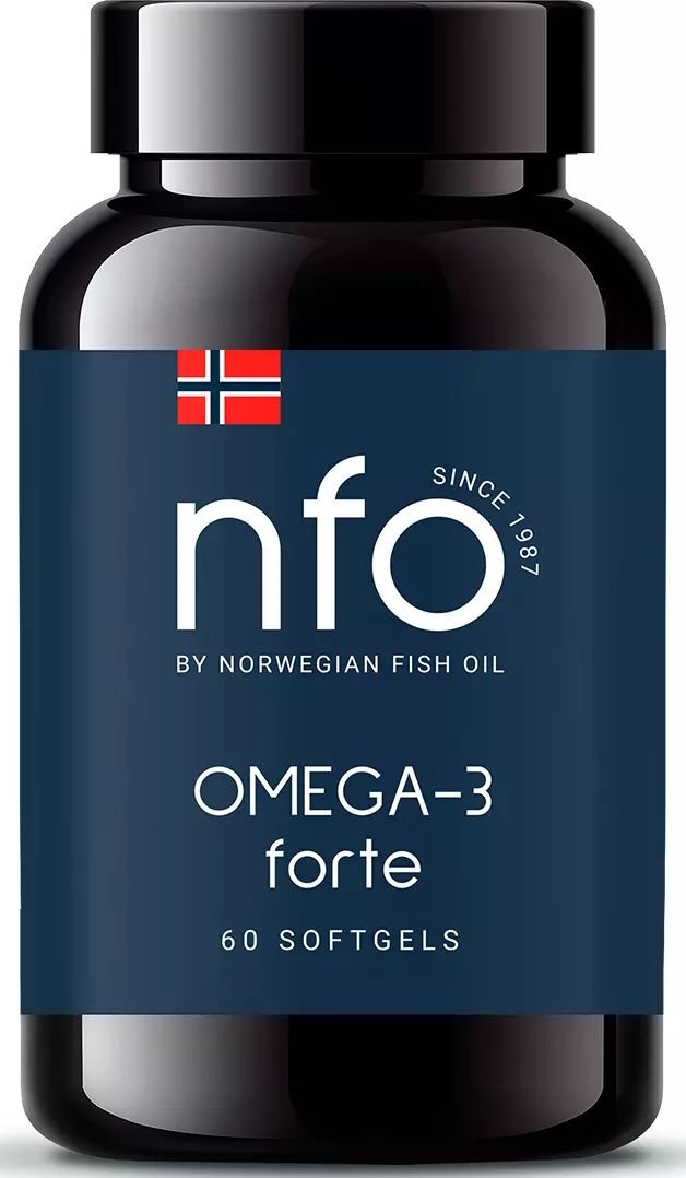 Norwegian Fish Oil Омега 3 Форте 60 капсул