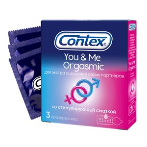 Сontex® You&Me Orgasmic Презервативы 3 шт