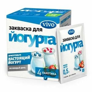 Закваска Йогурт vivo 0,5 4 шт