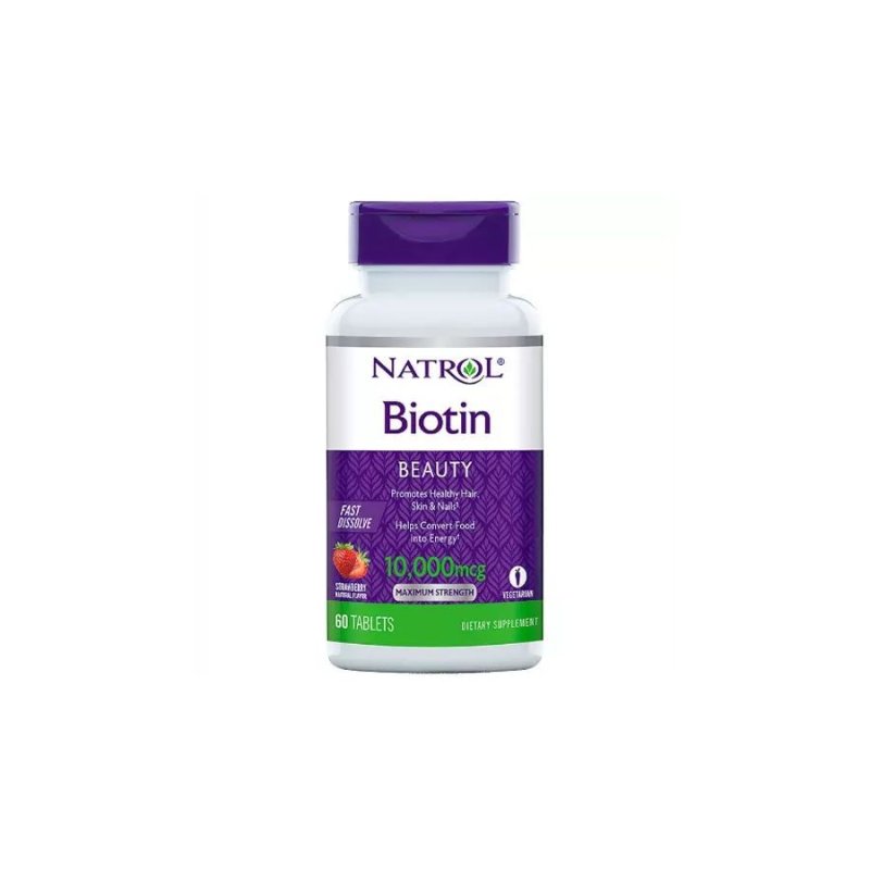 Natrol Biotin 10000 мкг FD Нейтральный 60 табл.