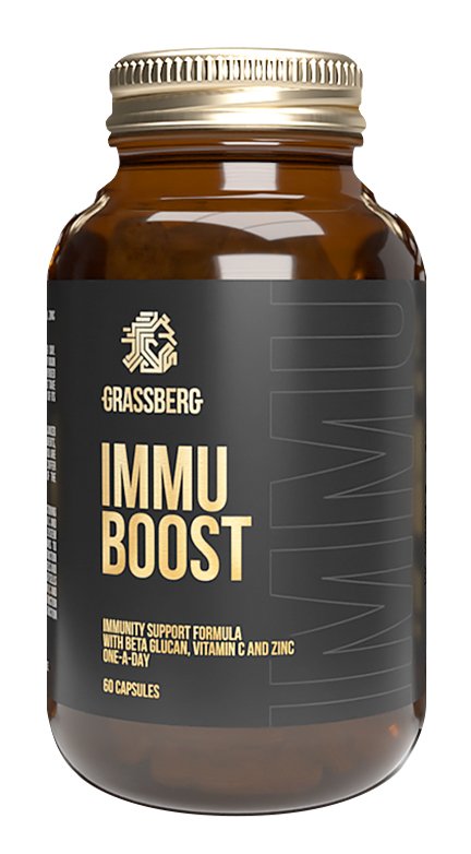 Grassberg Биологически активная добавка к пище Immu Boost, 60 капсул (Grassberg, )