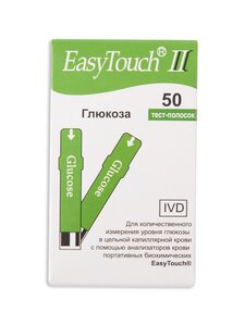 Easy Touch Тест-полоски на глюкозу 50 шт