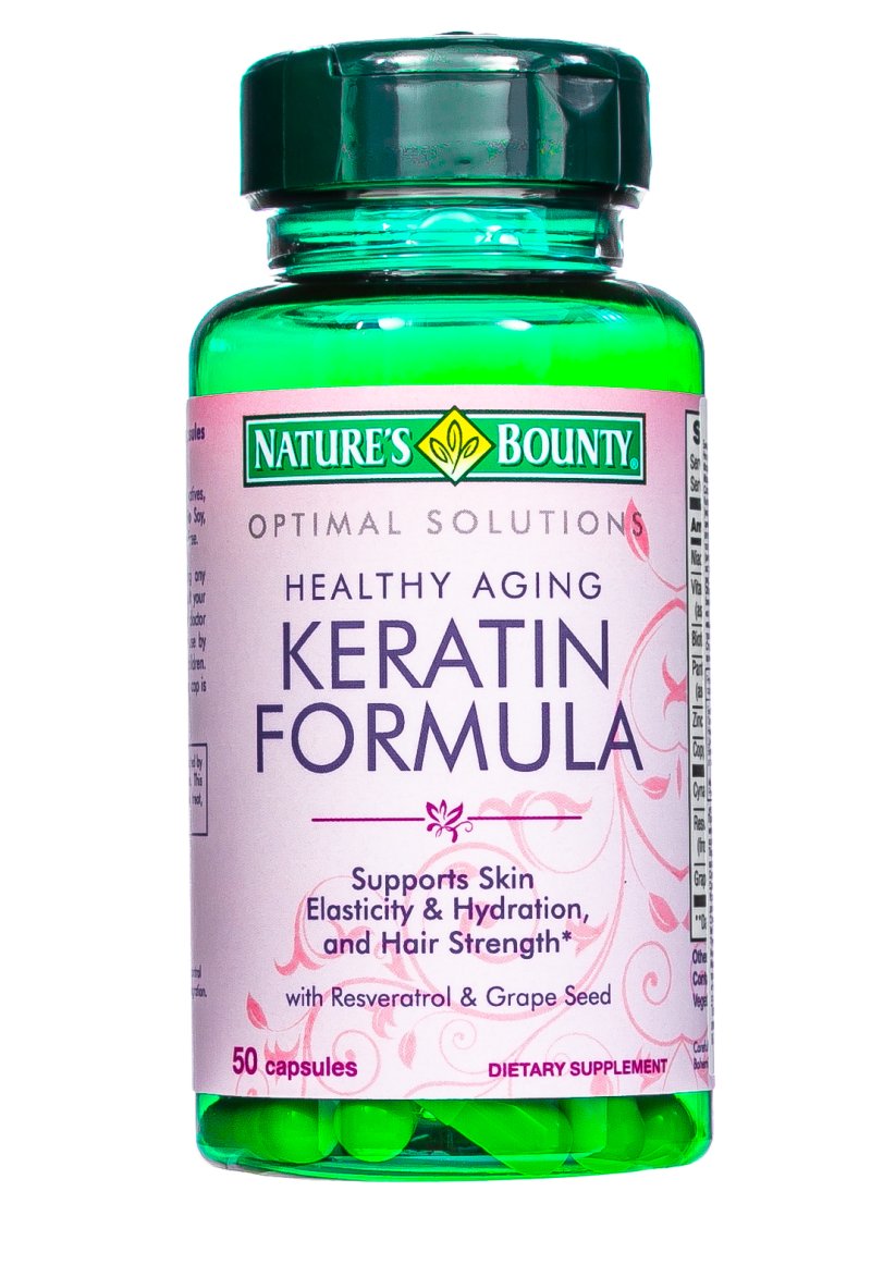 Nature's Bounty Кератин формула 50 капсул (Nature's Bounty, Витамины)