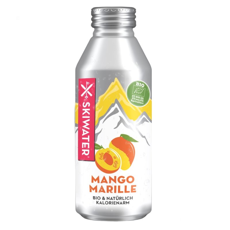 Skiwater Питьевая вода Bio Mango Marille манго-абрикос, 465 мл (Skiwater, )