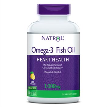 Natrol Рыбий жир омега-3 1000 мг, 150 капсул (Natrol, Омега 3)