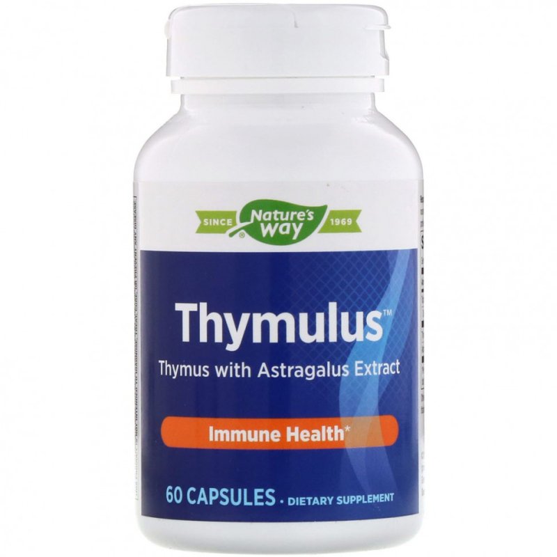 Nature's Way, Thymulus, для укрепления иммунитета, 60 капсул