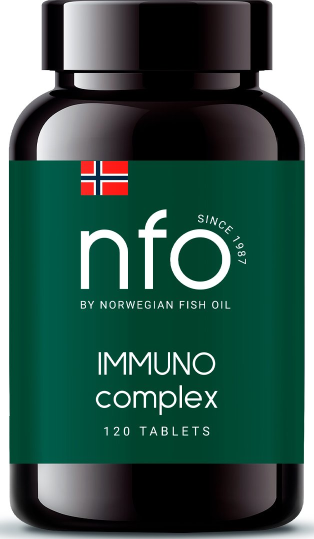 Norwegian Fish Oil Противовоспалительный биокомплекс 'Имуннокомплекс', 120 таблеток (Norwegian Fish Oil, Растительные комплексы)