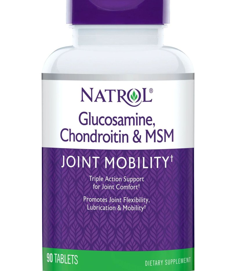Natrol Глюкозамин Хондроитин и МСМ' Glucosamine Chondroitin MSM 90 табл