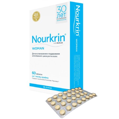 Nourkrin Нуркрин для женщин 60 таблеток (Nourkrin, Woman)