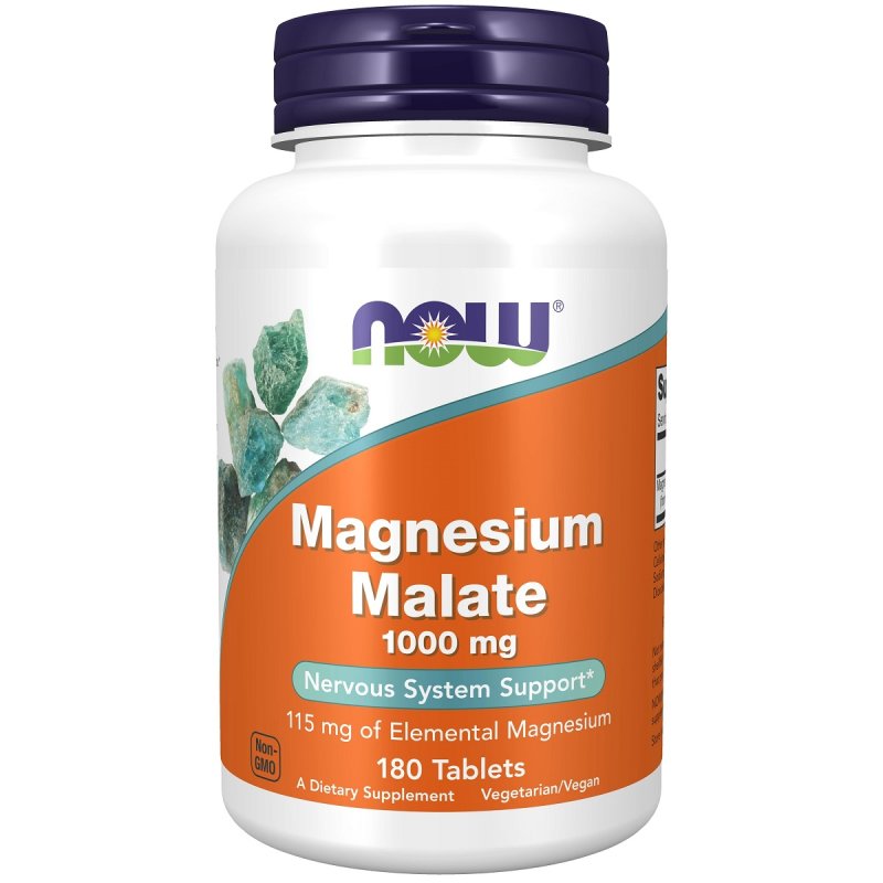 Now Foods Магний 1000 мг, 180 таблеток (Now Foods, Витамины и минералы)