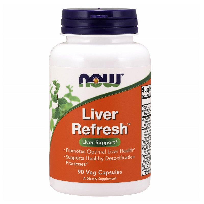 Now Foods Комплекс для здоровья печени Liver Refresh 771 мг, 90 капсул (Now Foods, Растительные продукты)