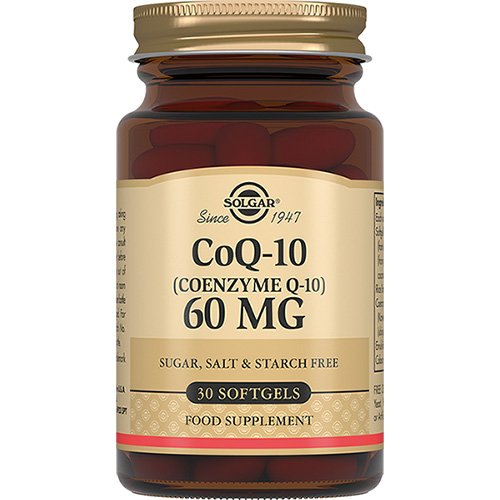 Solgar Коэнзим Q-10 60 мг, 30 капсул (Solgar, Специальные добавки)