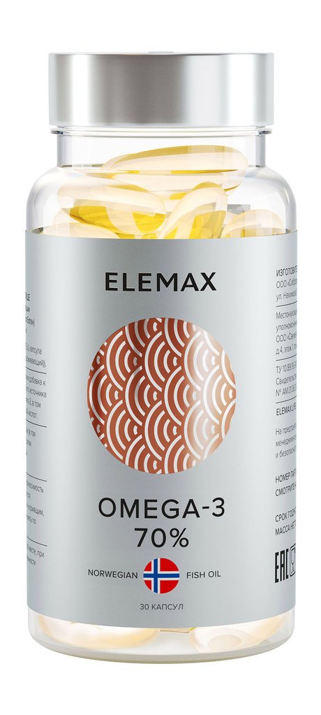 Elemax Omega-3 70%