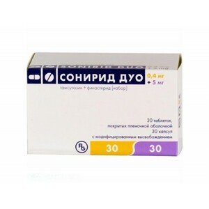 Сонирид Дуо Капсулы 0,4 мг + 5 мг 60 шт