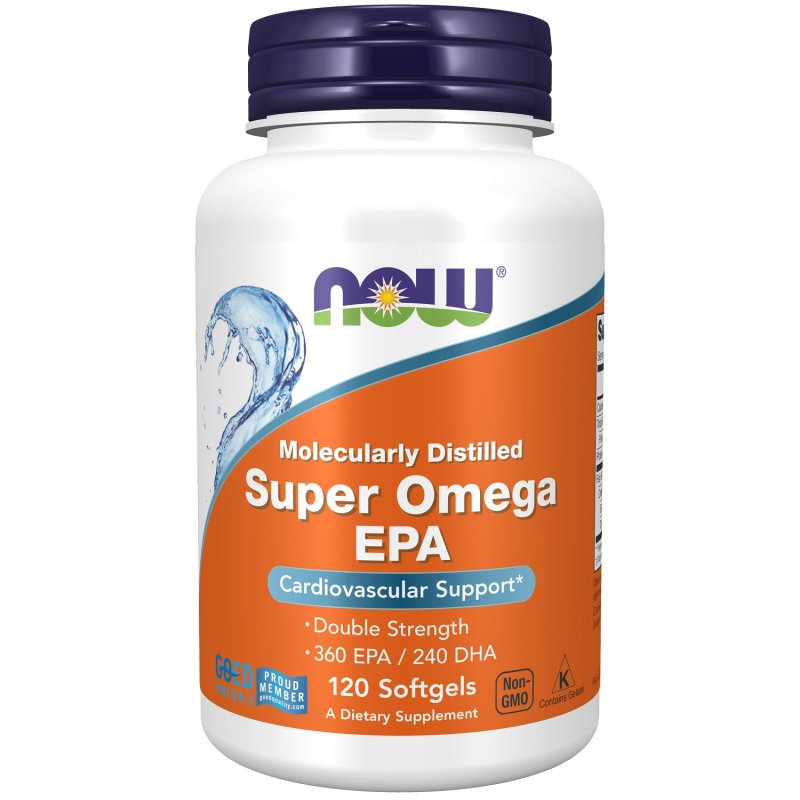 Now Foods Комплекс Super Omega EPA, 120 капсул х 1461 мг (Now Foods, Жирные кислоты)