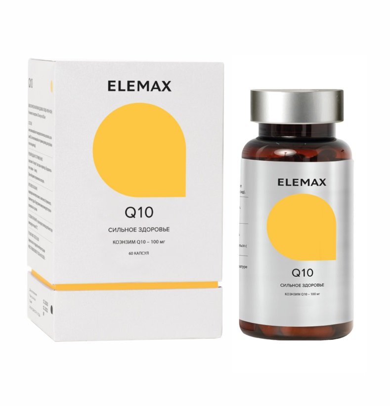 ELEMAX Коэнзим Q10 100 мг, 60 капсул (ELEMAX, )