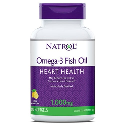 Natrol Рыбий жир омега-3 1000 мг, 90 капсул (Natrol, Омега 3)
