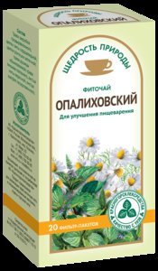 Опалиховский Чай 2 г фильтр-пакет 20 шт