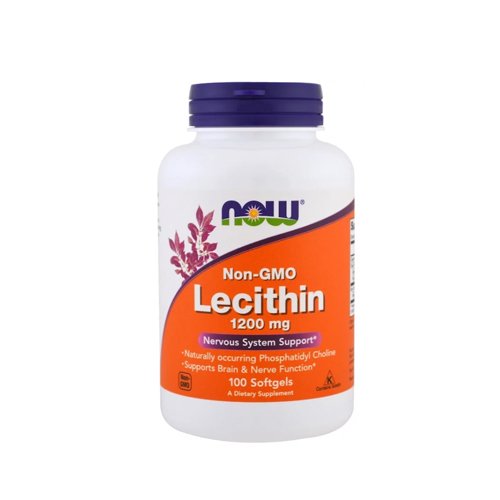Now Foods Лецитин тройная сила 1200 мг, 100 капсул (Now Foods, Растительные продукты)