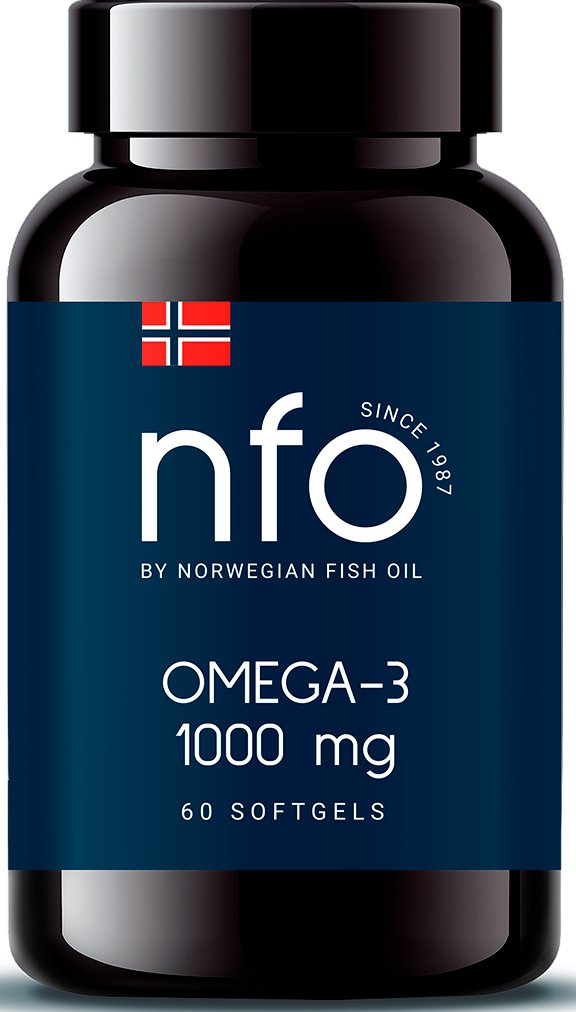 Norwegian Fish Oil Омега 3 1000 мг, 60 капсул (Norwegian Fish Oil, Омега 3)