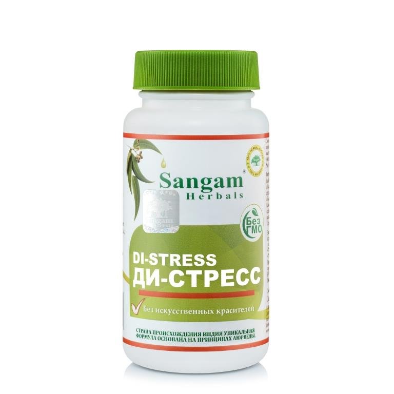 Ди-стресс в таблетках Sangam Herbals (60 шт)