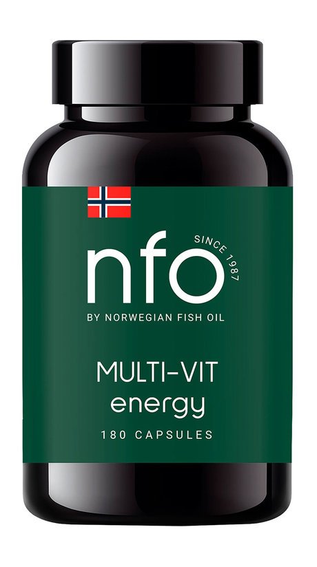Norwegian Fish Oil Multi-Vit Energy 180 Caps