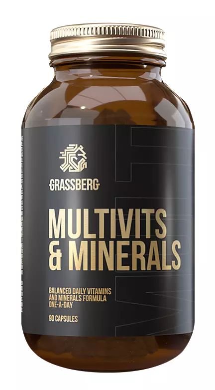 Grassberg Multivit & Minerals 90 капсул