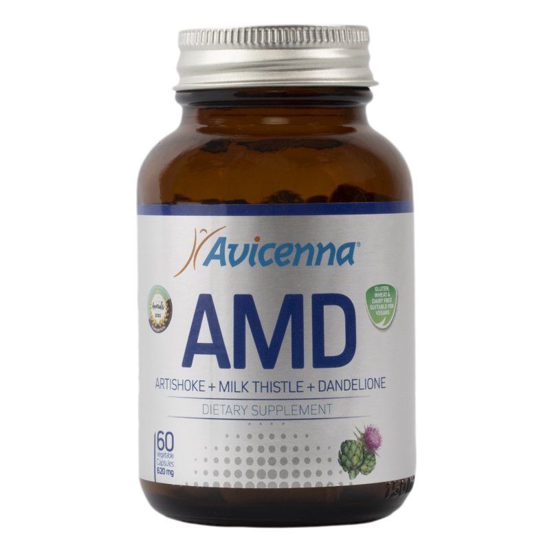 Avicenna Комплекс АМД (Артишок, молочный артишок, одуванчик), 60 капсул (Avicenna, Суперфуды)