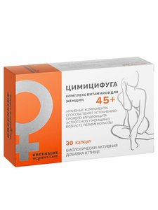 Green Side Цимицифуга с комплексом витаминов для женщин 45+ капсулы массой 450 мг 30 шт