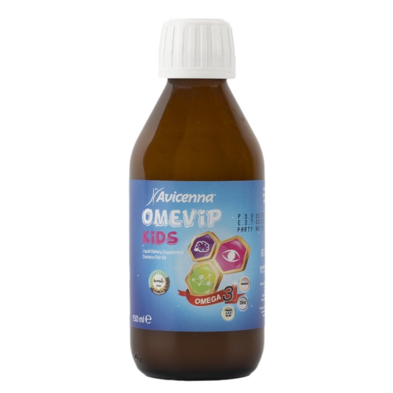Avicenna Комплекс OmeVip Kids со вкусом манго и ванили, 150 мл (Avicenna, Омега-3)