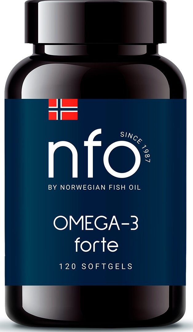Norwegian Fish Oil Омега 3 форте, 120 капсул (Norwegian Fish Oil, Омега 3)