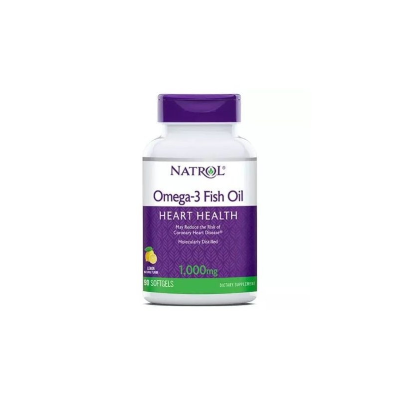 Natrol Omega-3 Fish Oil 1000 mg Нейтральный 90 гел. капсул