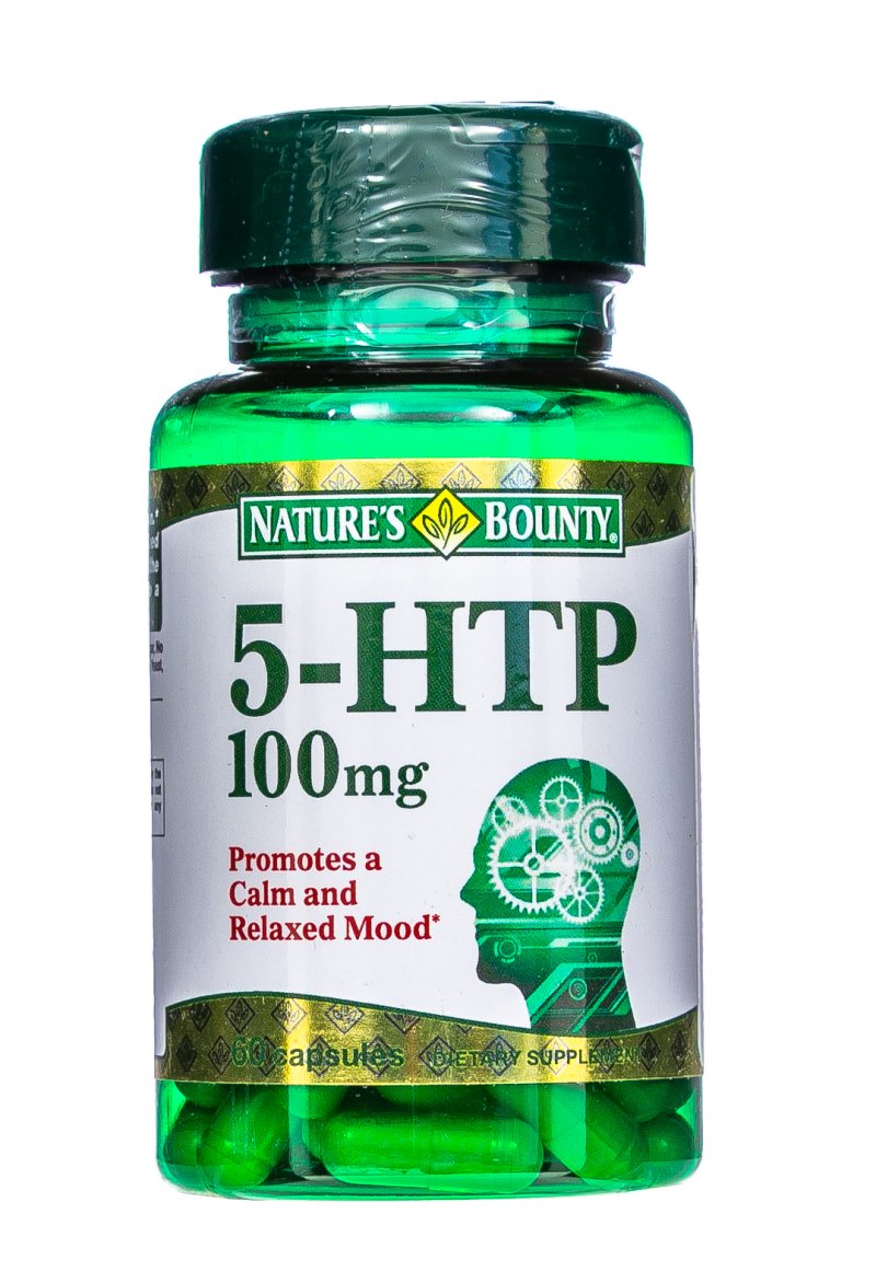 Nature's Bounty 5-гидрокситриптофан 100 мг 60 капсул (Nature's Bounty, Аминокислоты)