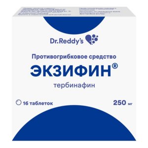 Экзифин Таблетки 250 мг 16 шт
