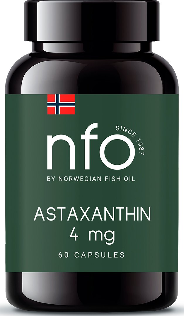 Norwegian Fish Oil Астаксантин, 60 капсул (Norwegian Fish Oil, Витамины)