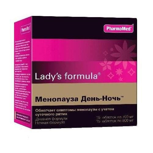 Lady's Formula 'Менопауза День-Ночь' (дневная формула+ночная формула) таблетки №15+15 (Lady's Formula, Укрепление женского здоровья)