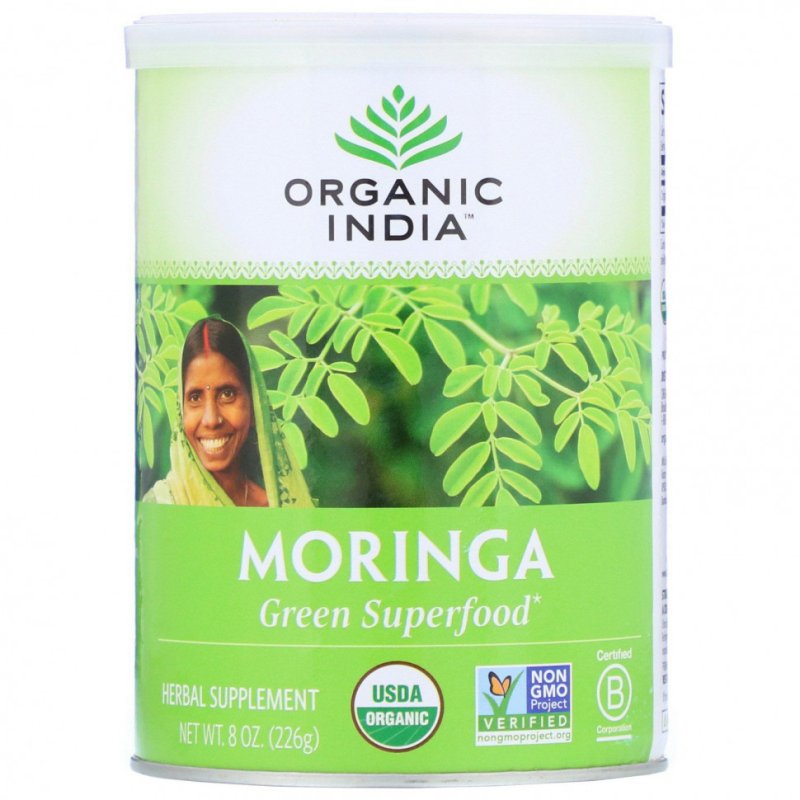 Organic India, Моринга, 226 г (8 унций)