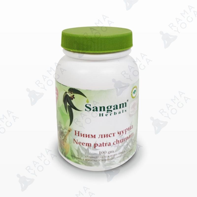 Ним листья в порошке Сангам хербалс / Nim leaves Sangam herbals (100 г)