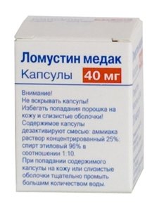 Ломустин Медак Капсулы 40 мг 20 шт