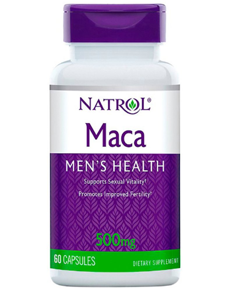 Natrol Экстракт маки 500 мг, 60 капсул (Natrol, Растительные продукты)