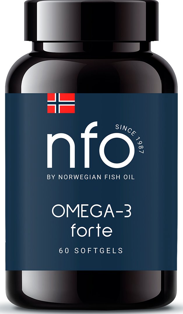 Norwegian Fish Oil Омега 3 форте, 60 капсул (Norwegian Fish Oil, Омега 3)