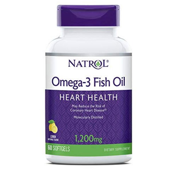 Natrol Рыбий жир омега-3 1200 мг, 60 капсул (Natrol, Омега 3)