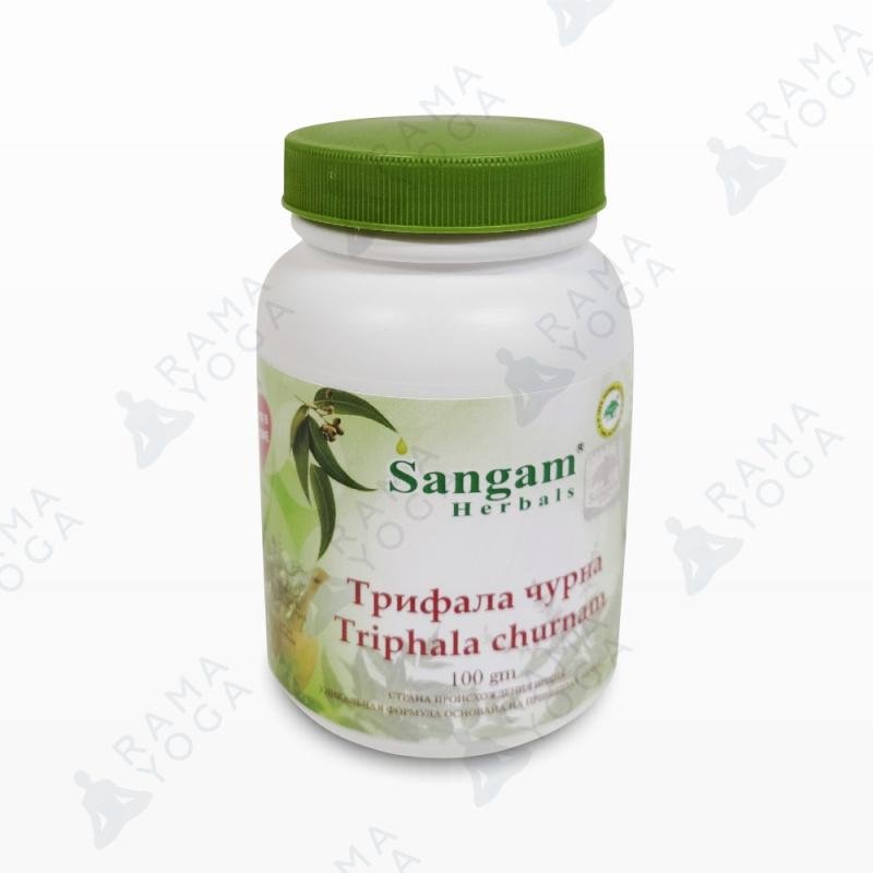 Трифала чурна в порошке Сангам хербалс / Triphala churna Sangam herbals (100 г)