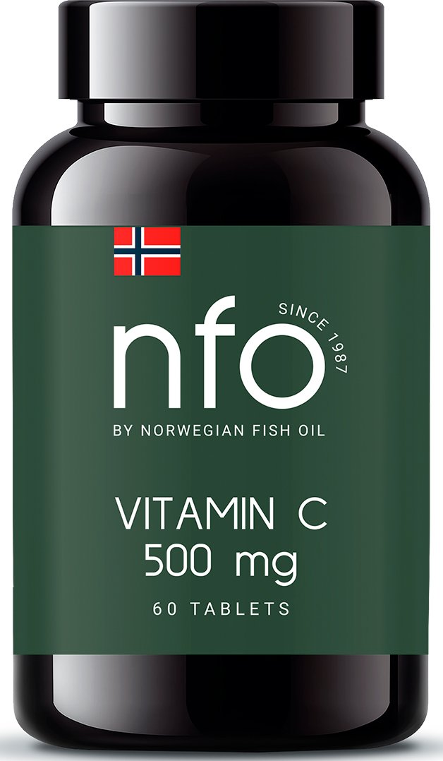 Norwegian Fish Oil Витамин С, 60 капсул (Norwegian Fish Oil, Витамины)